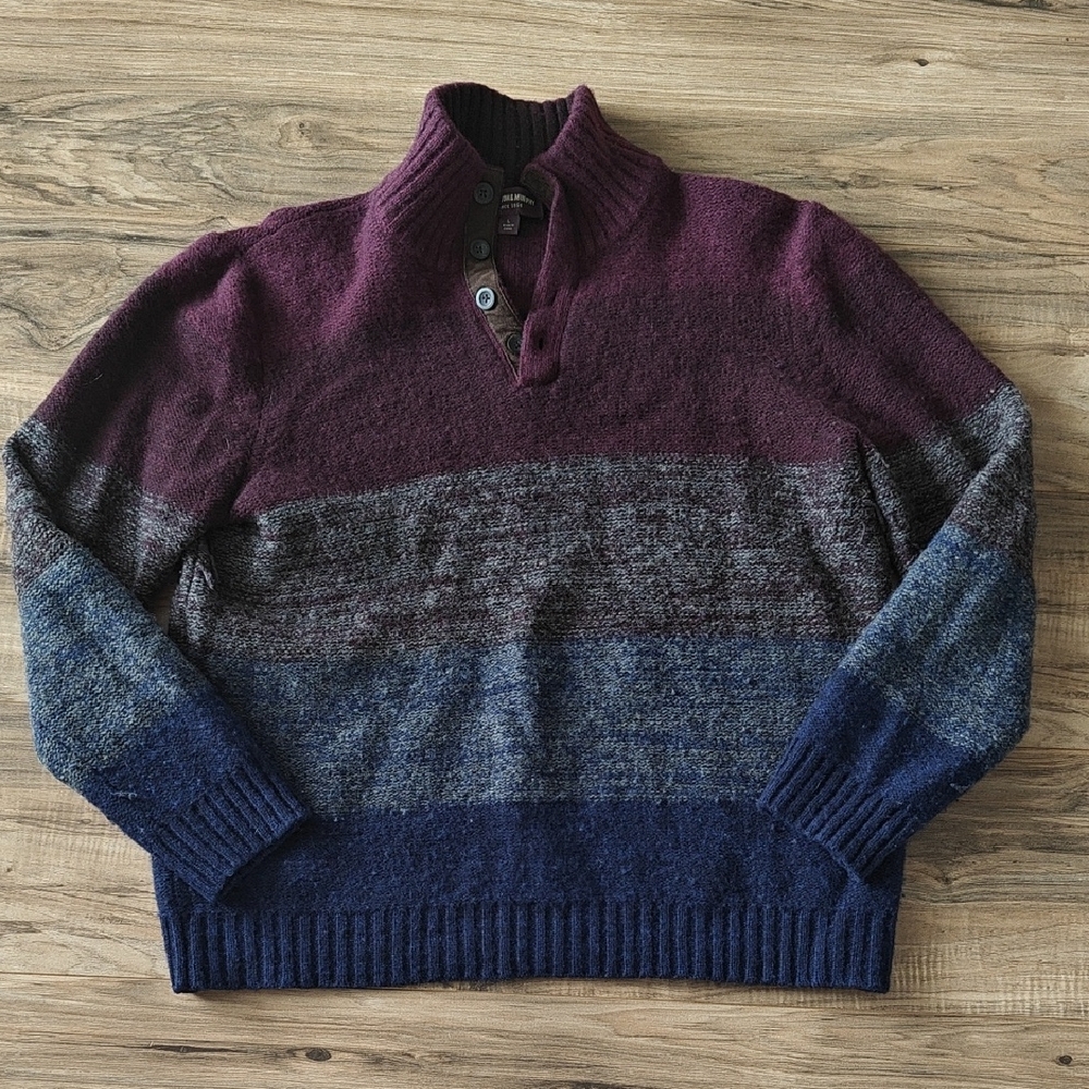 EUC Men's Marled Colorblock Sweater